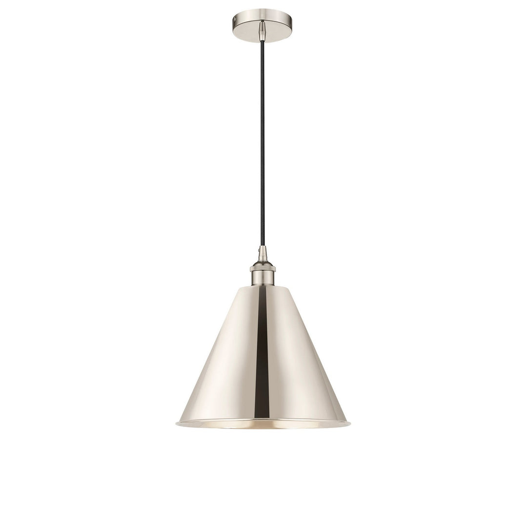 Innovations Edison 616-1P-PN-MBC-12-PN Pendant Light - Polished Nickel