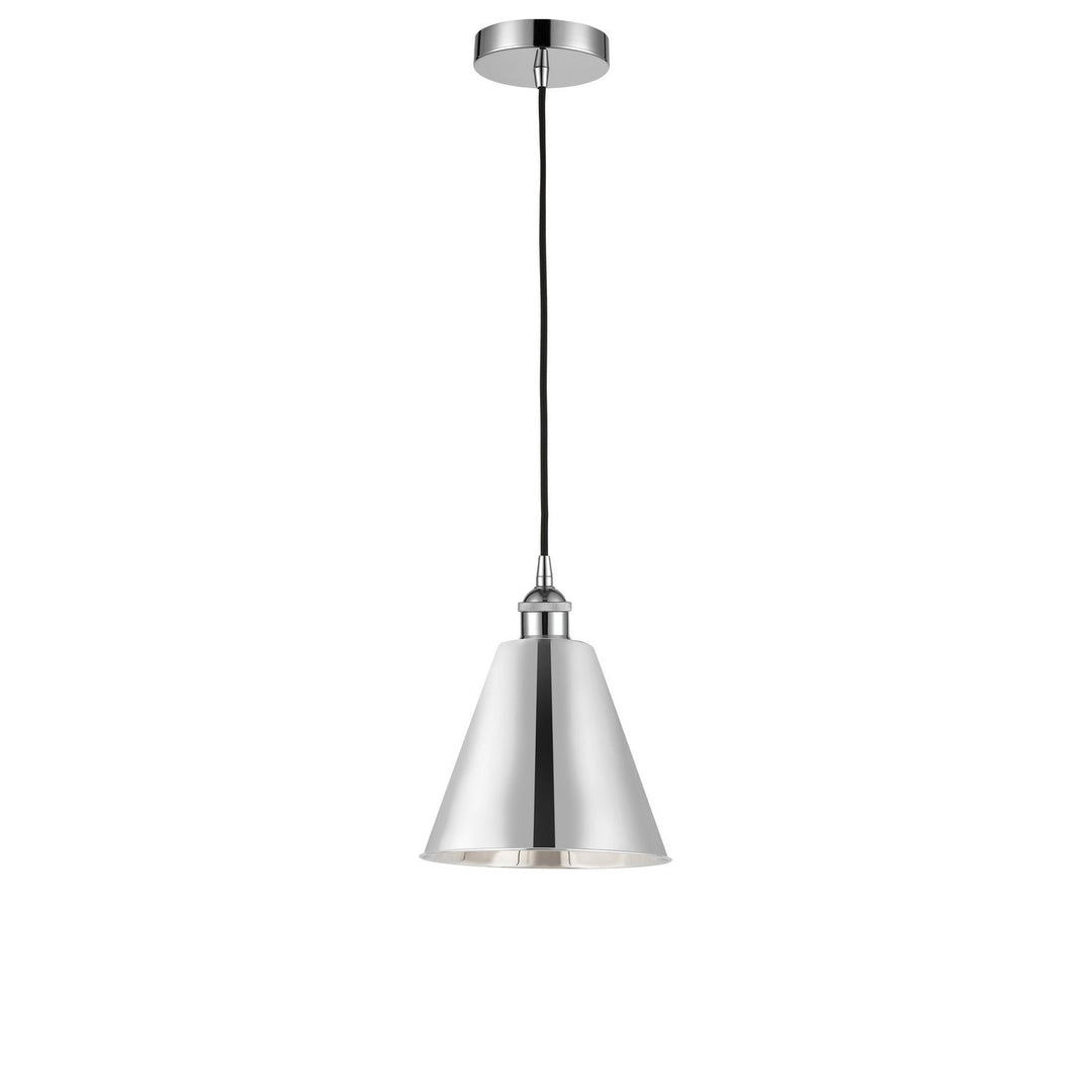 Innovations Edison 616-1P-PC-MBC-8-PC-LED Pendant Light - Polished Chrome