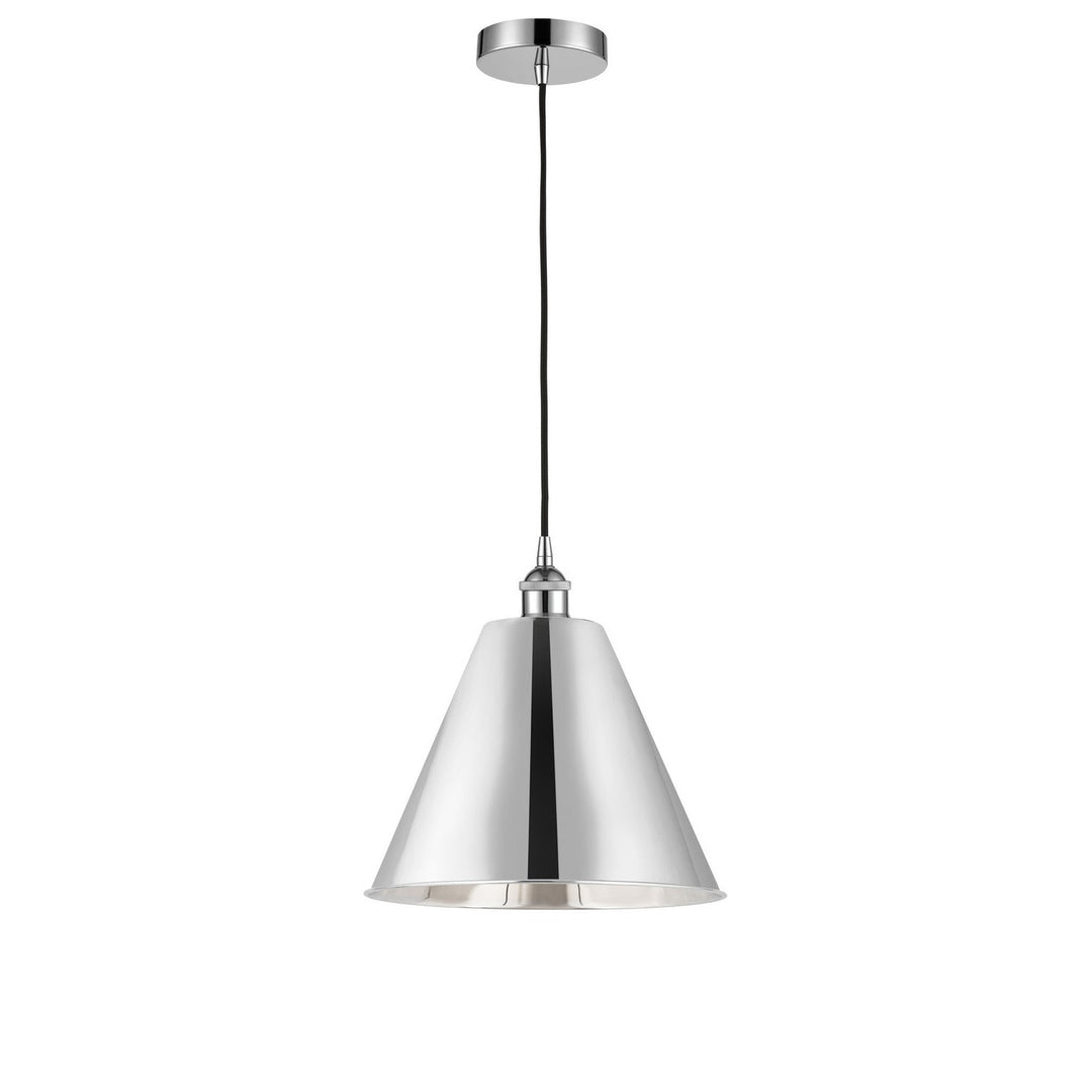 Innovations Edison 616-1P-PC-MBC-12-PC-LED Pendant Light - Polished Chrome