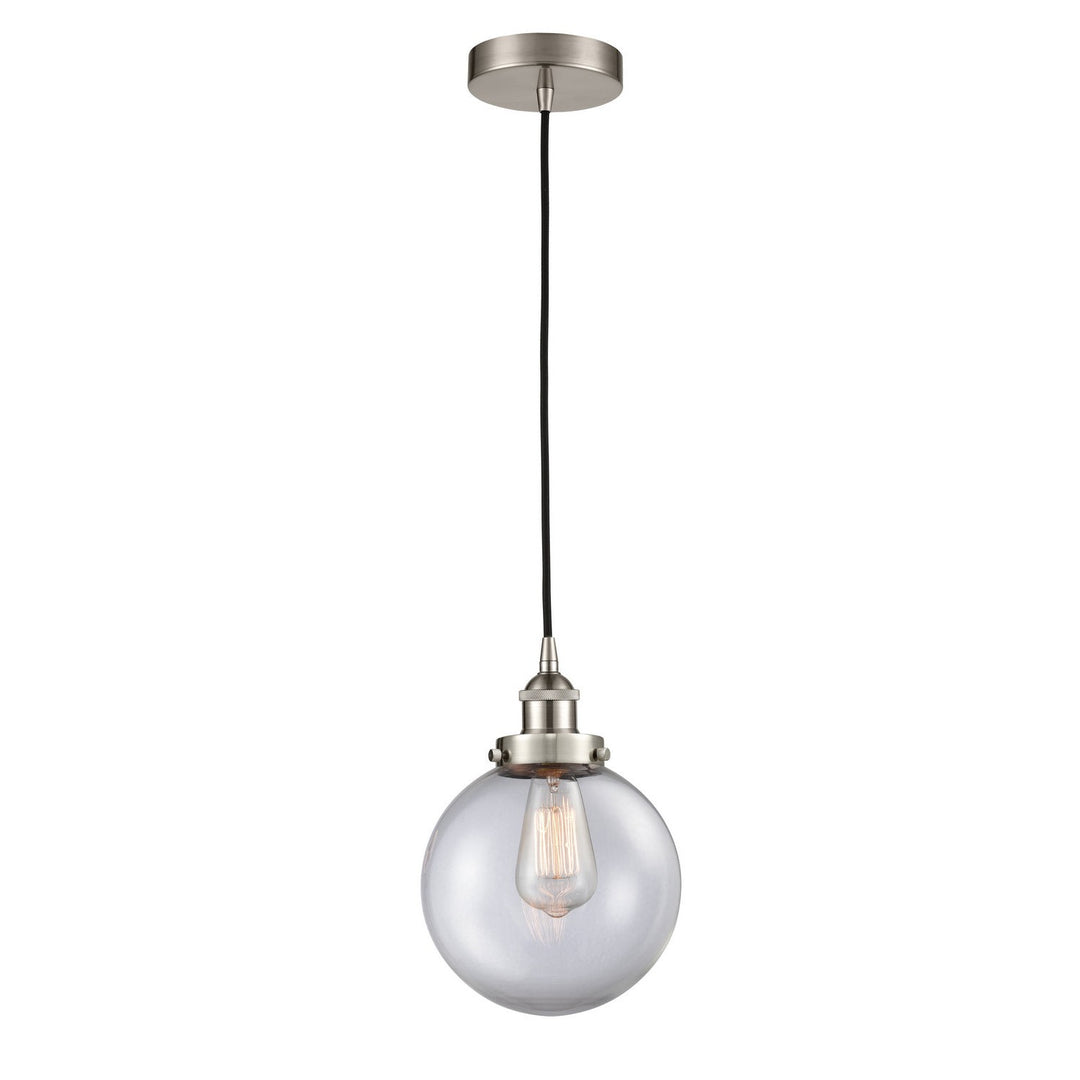 Innovations Edison 616-1PH-SN-G202-8-LED Pendant Light - Brushed Satin Nickel