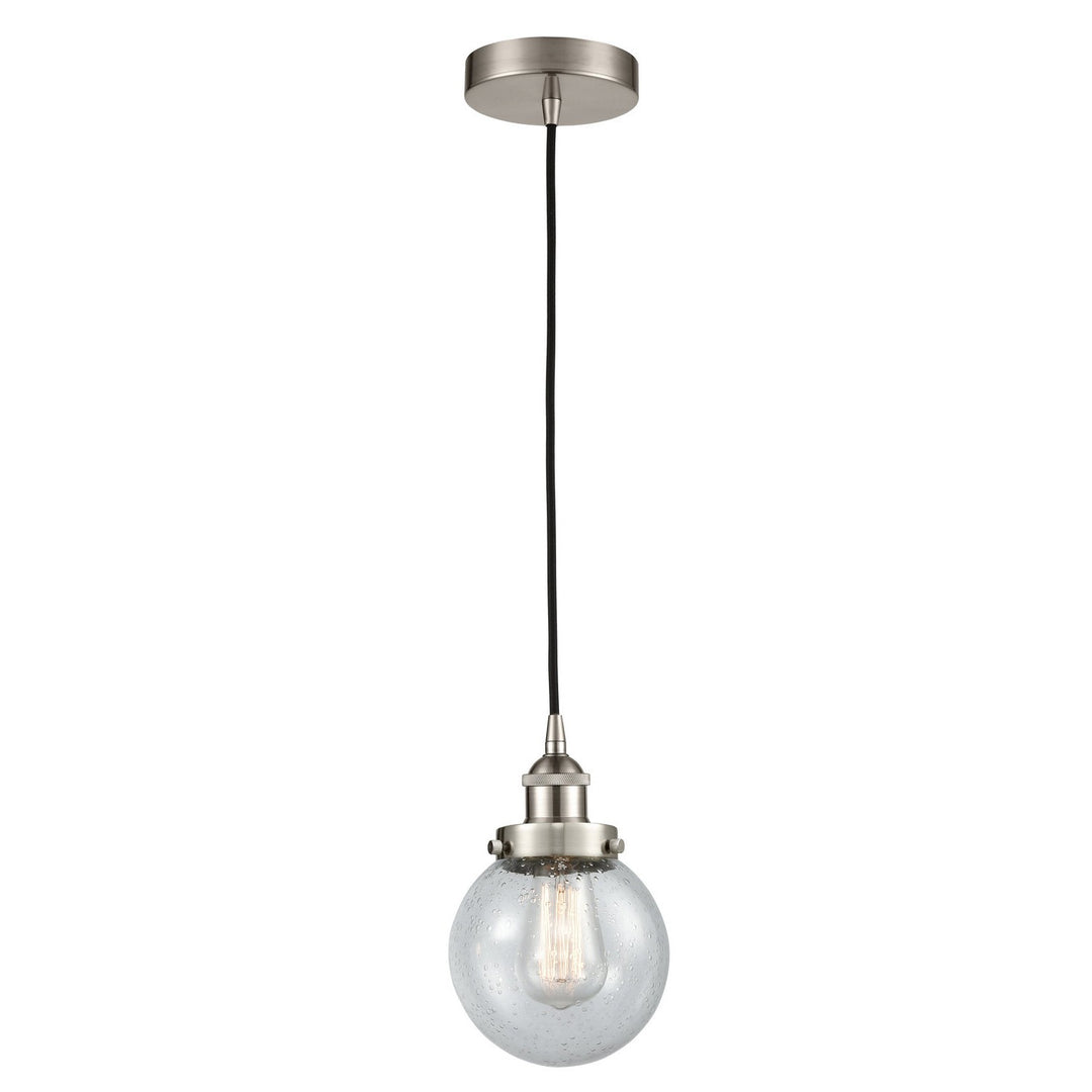Innovations Edison 616-1PH-SN-G204-6-LED Pendant Light - Brushed Satin Nickel