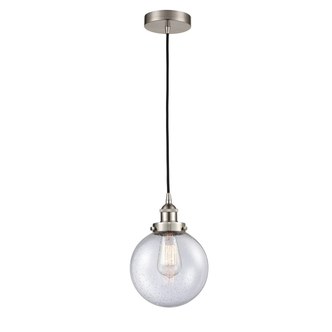 Innovations Edison 616-1PH-SN-G204-8-LED Pendant Light - Brushed Satin Nickel