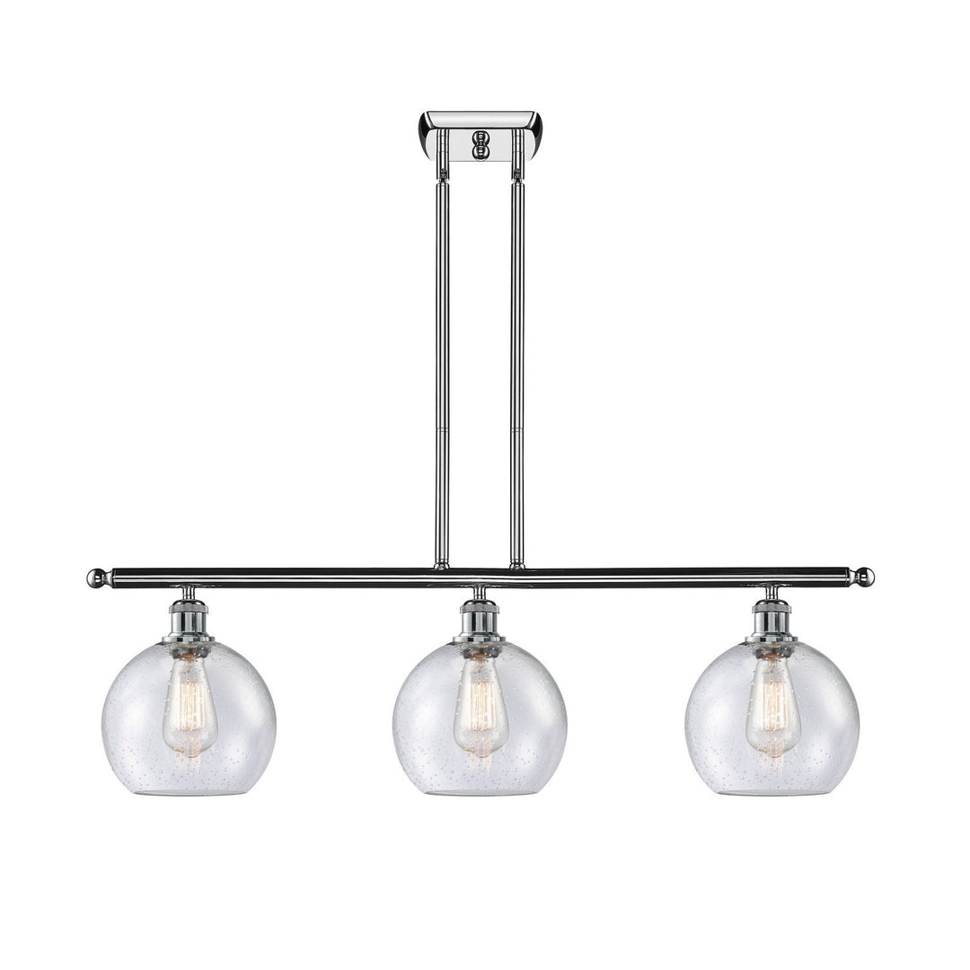 Innovations Ballston 516-3I-PC-G124-8-LED Pendant Light - Polished Chrome