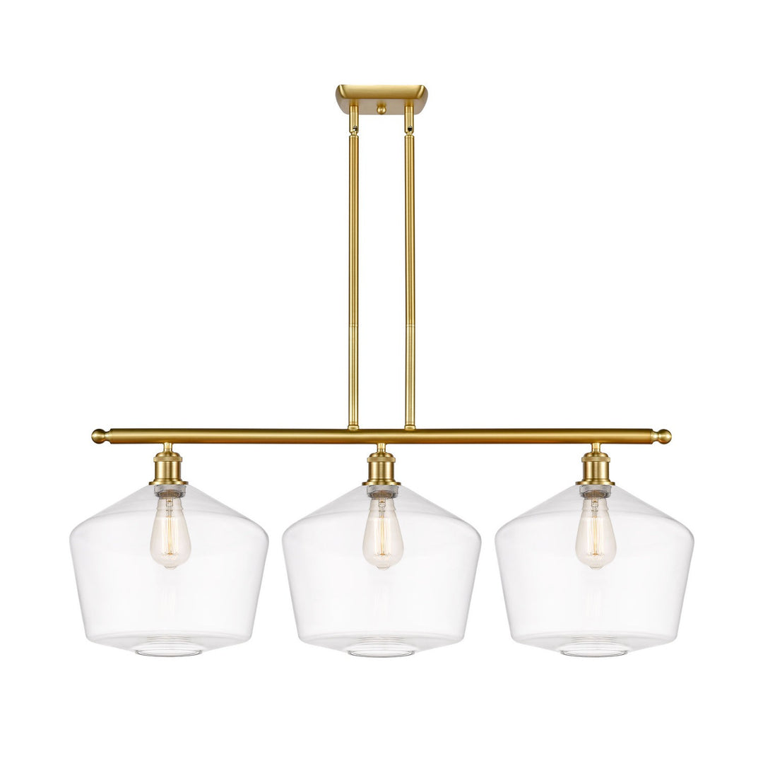 Innovations Ballston 516-3I-SG-G652-12 Pendant Light - Satin Gold