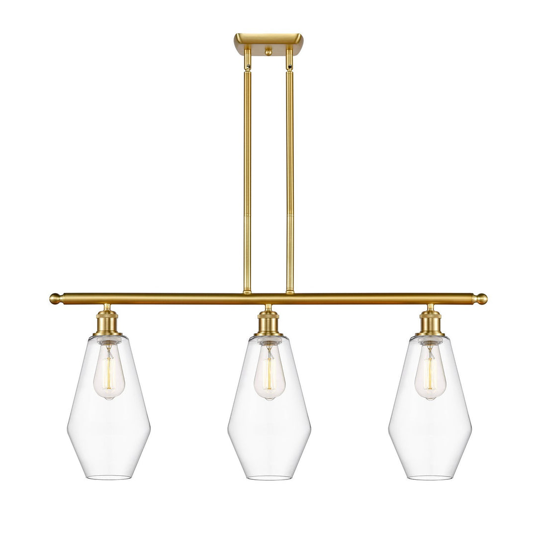 Innovations Ballston 516-3I-SG-G652-7-LED Pendant Light - Satin Gold
