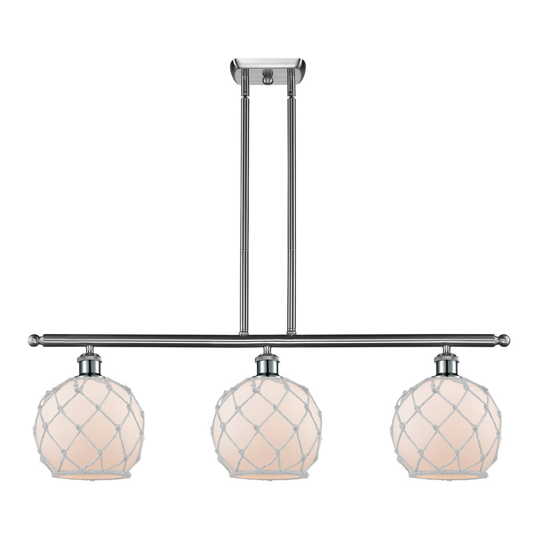 Innovations Ballston 516-3I-SN-G121-8RW Pendant Light - Brushed Satin Nickel