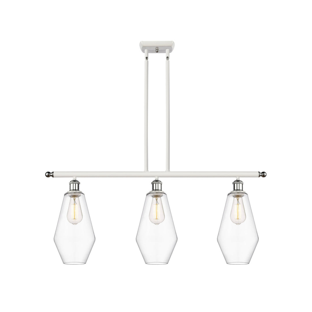 Innovations Ballston 516-3I-WPC-G652-7 Pendant Light - White and Polished Chrome