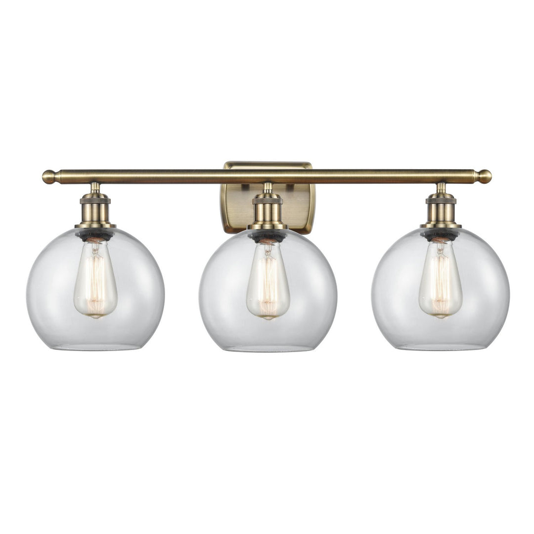 Innovations Ballston 516-3W-AB-G122-8 Bath Vanity Light 26 in. wide - Antique Brass