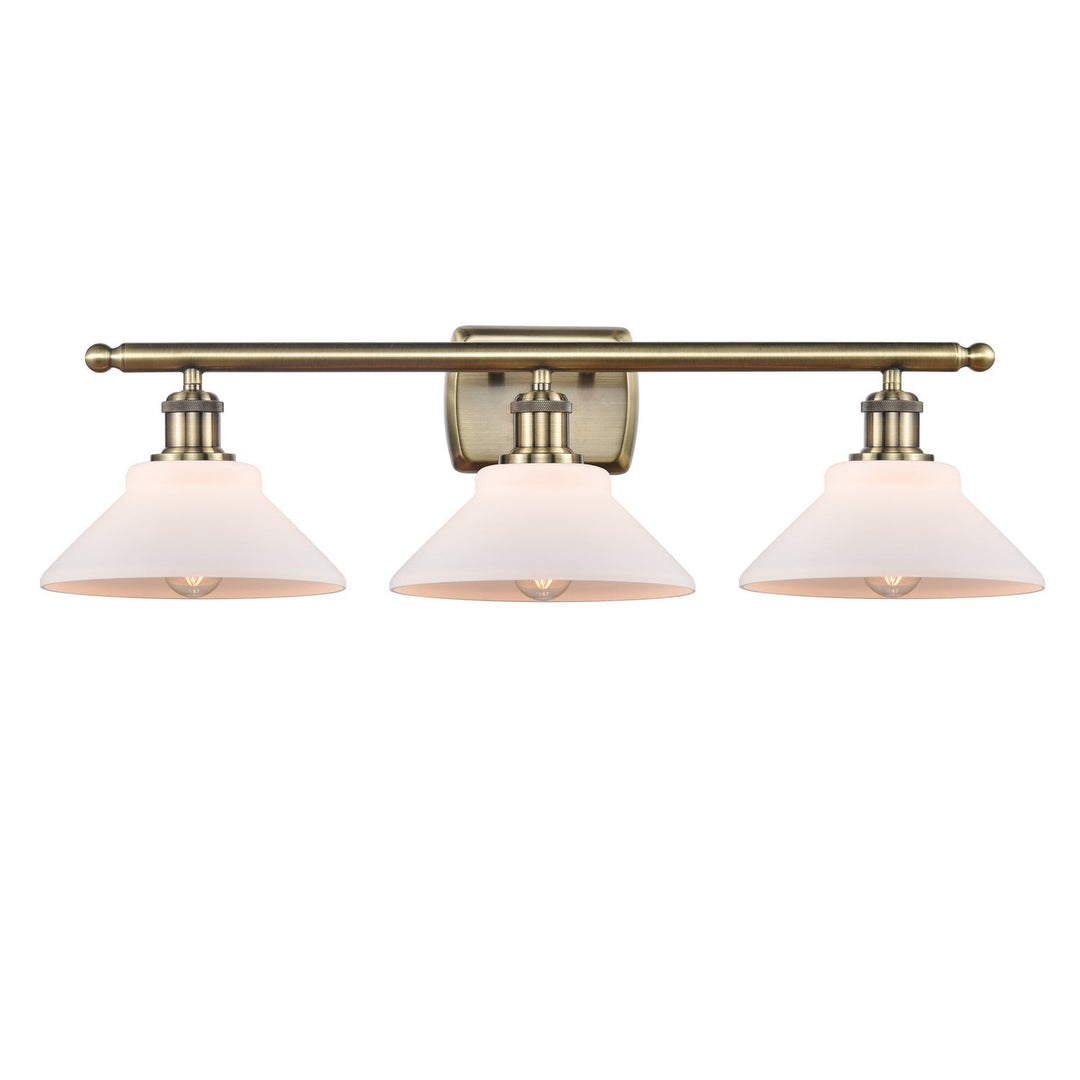 Innovations Ballston 516-3W-AB-G131 Bath Vanity Light 26 in. wide - Antique Brass