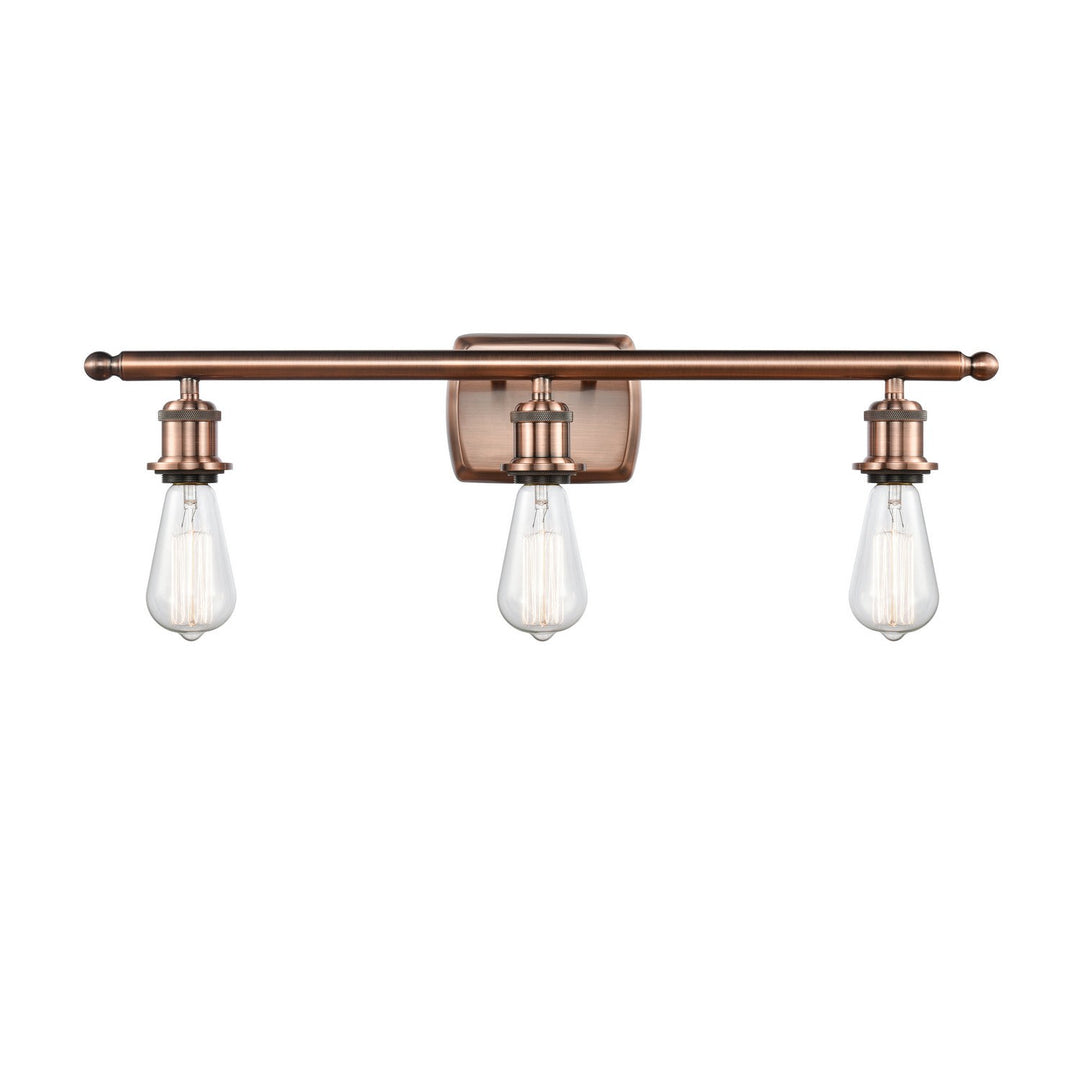 Innovations Ballston 516-3W-AC Bath Vanity Light 26 in. wide - Antique Copper