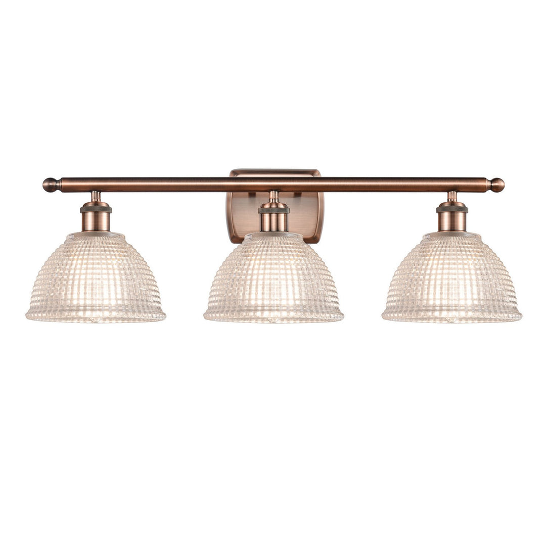 Innovations Ballston 516-3W-AC-G422 Bath Vanity Light 26 in. wide - Antique Copper