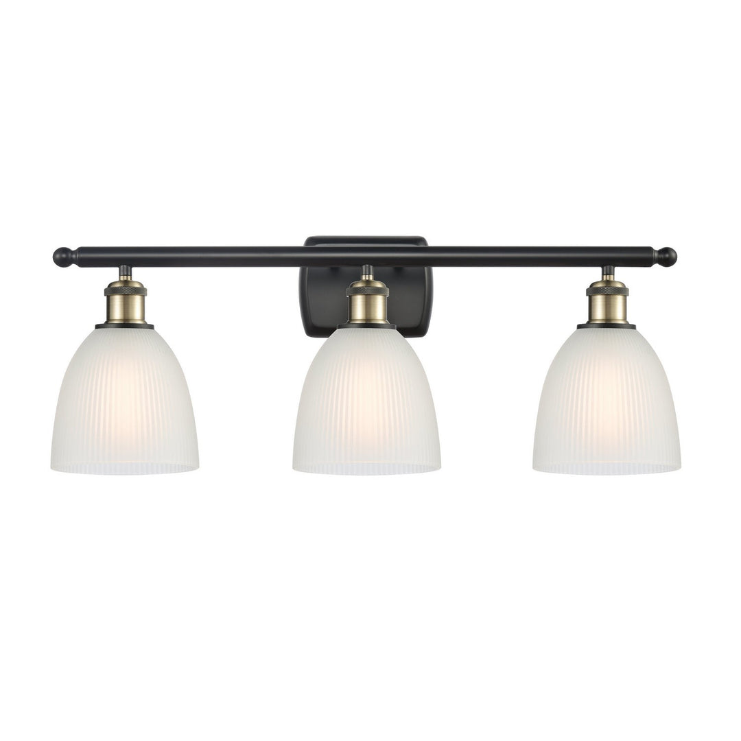 Innovations Ballston 516-3W-BAB-G381-LED Bath Vanity Light 26 in. wide - Black Antique Brass