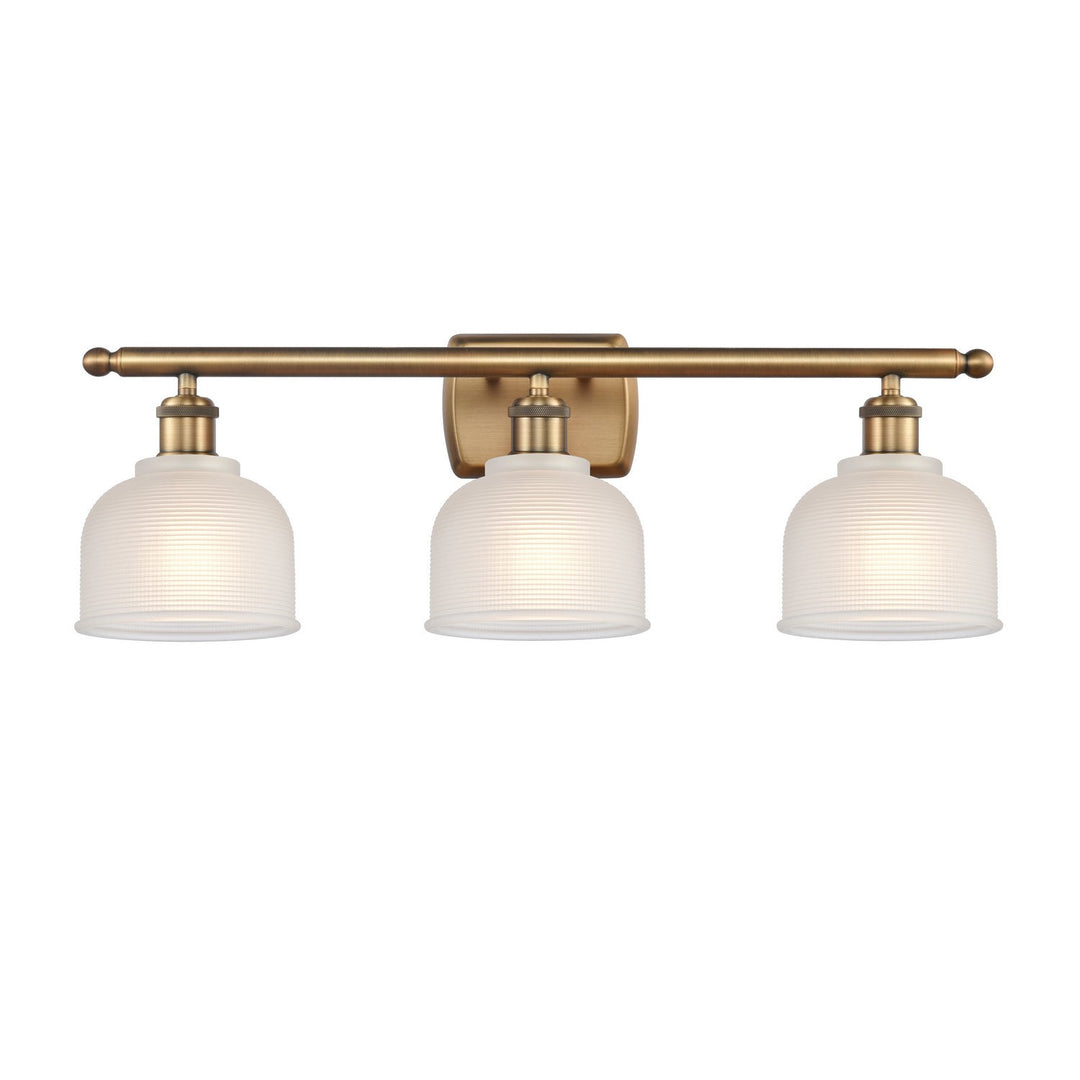 Innovations Ballston 516-3W-BB-G411 Bath Vanity Light 26 in. wide - Brushed Brass