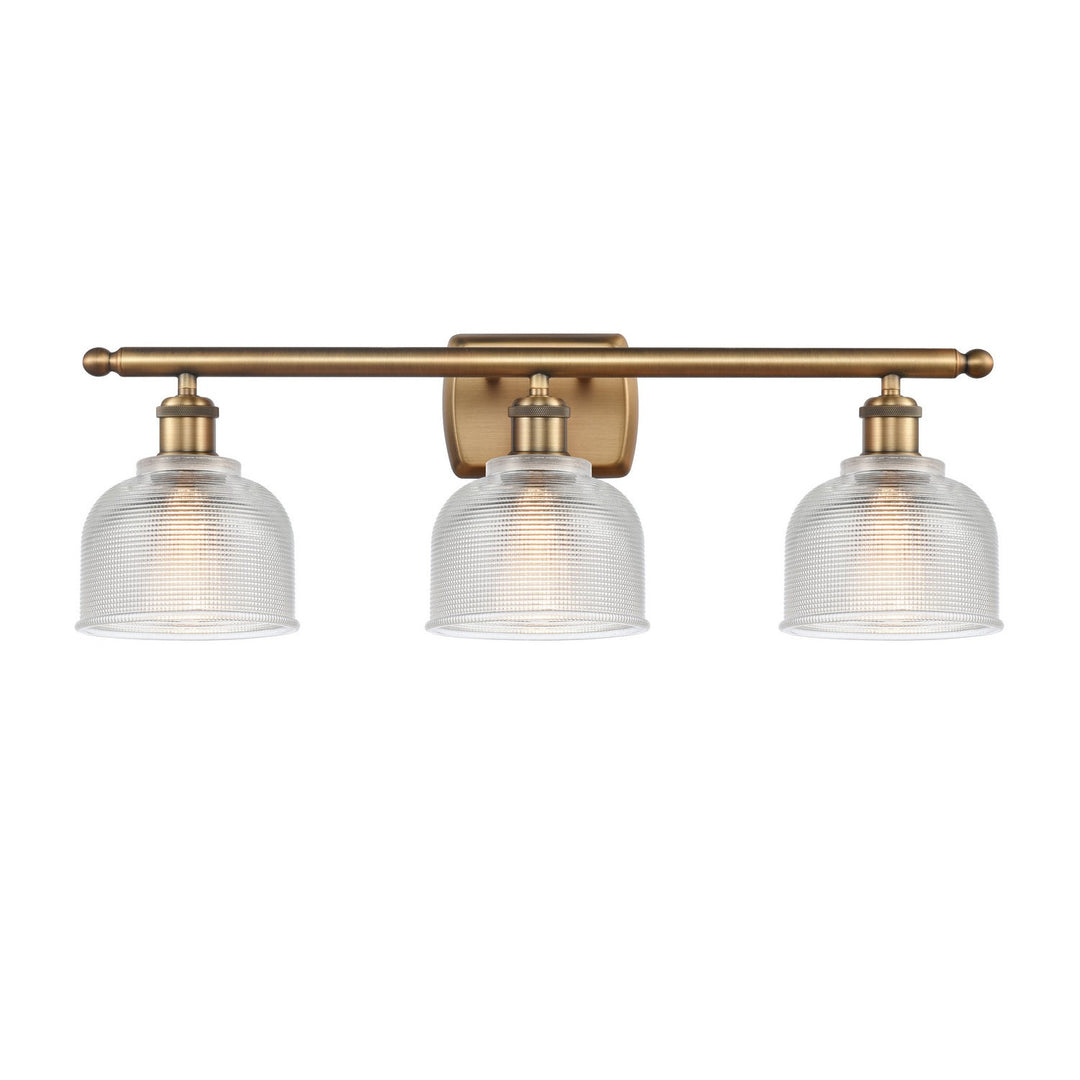 Innovations Ballston 516-3W-BB-G412 Bath Vanity Light 26 in. wide - Brushed Brass