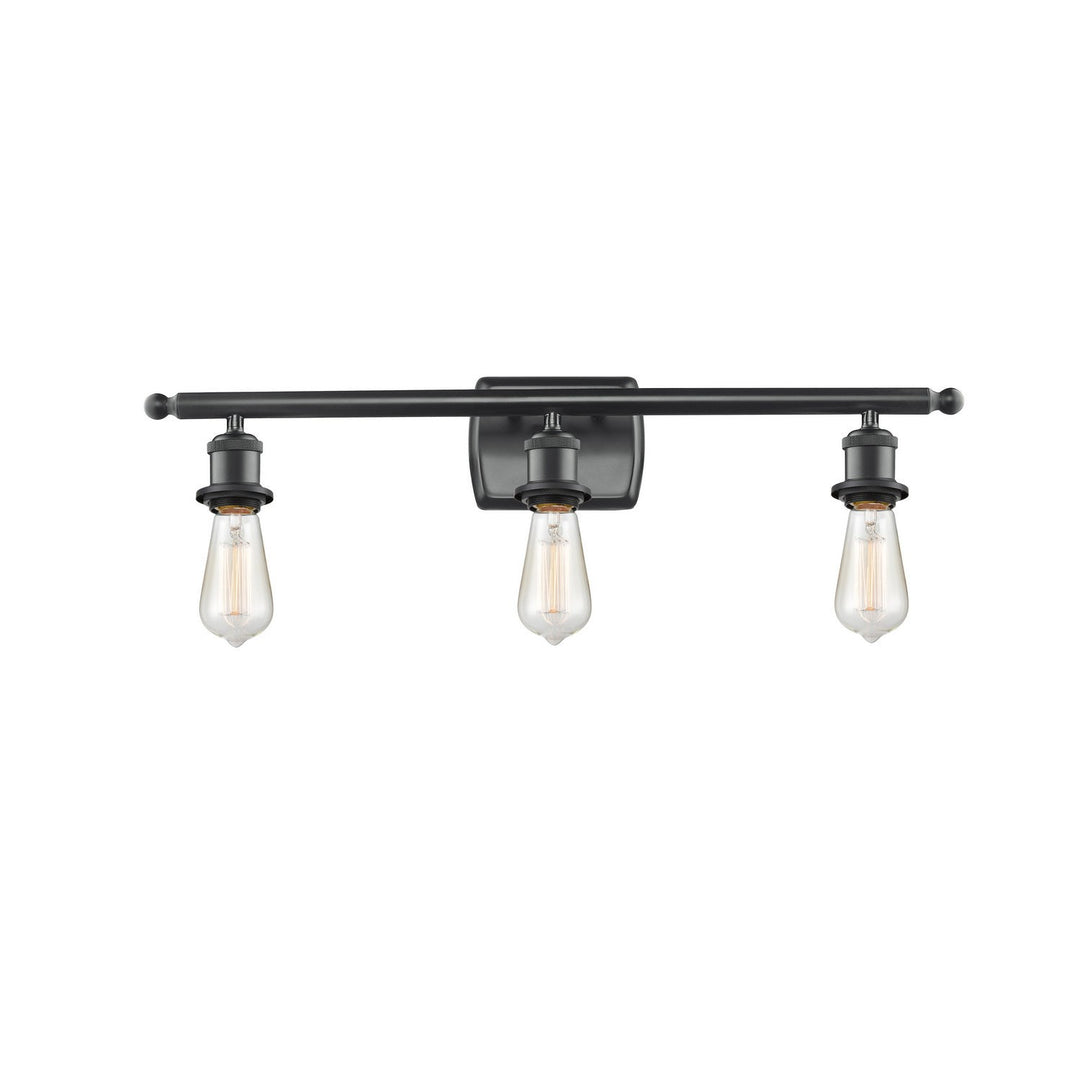 Innovations Ballston 516-3W-BK Bath Vanity Light 26 in. wide - Matte Black