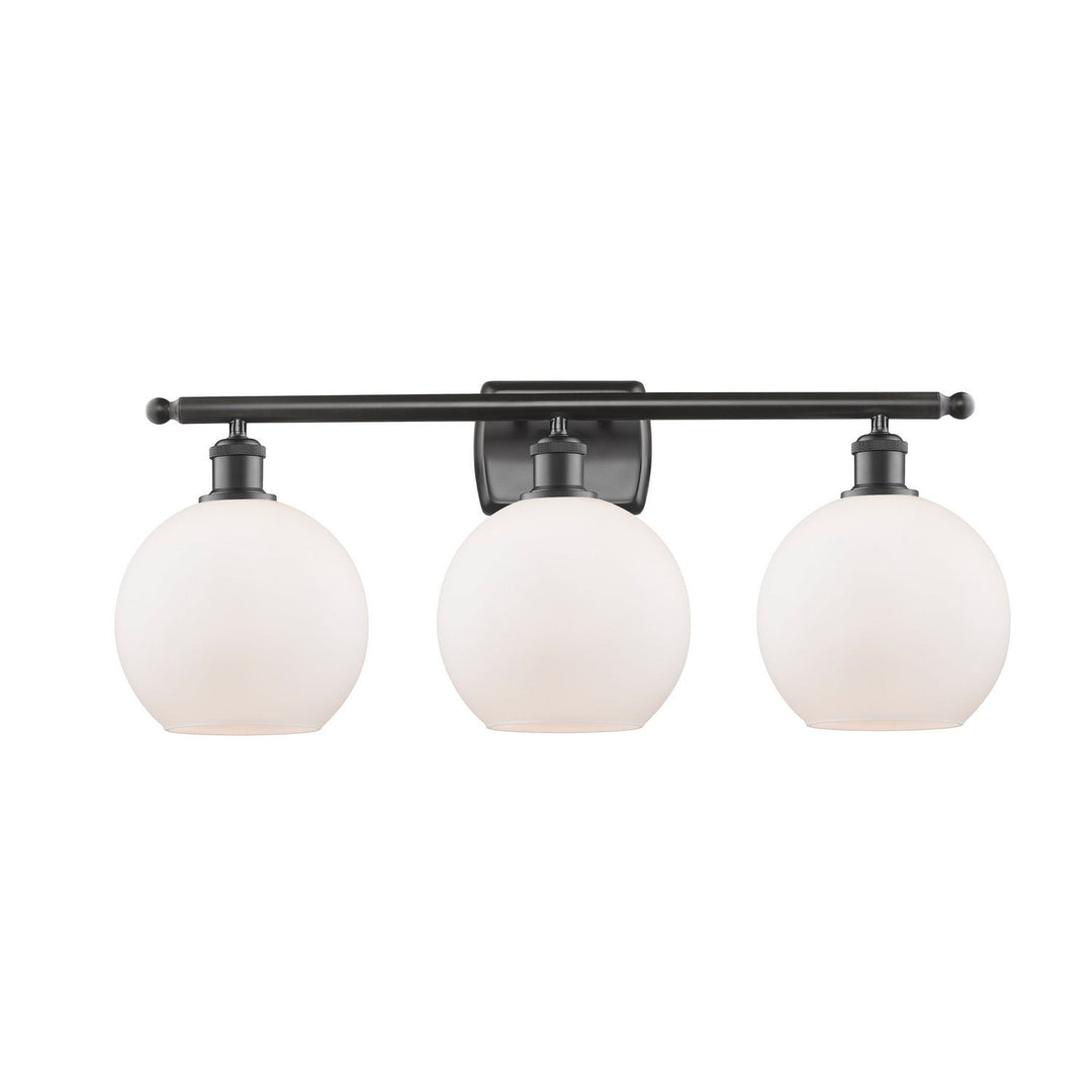 Innovations Ballston 516-3W-OB-G121-8-LED Bath Vanity Light 26 in. wide - Oil Rubbed Bronze