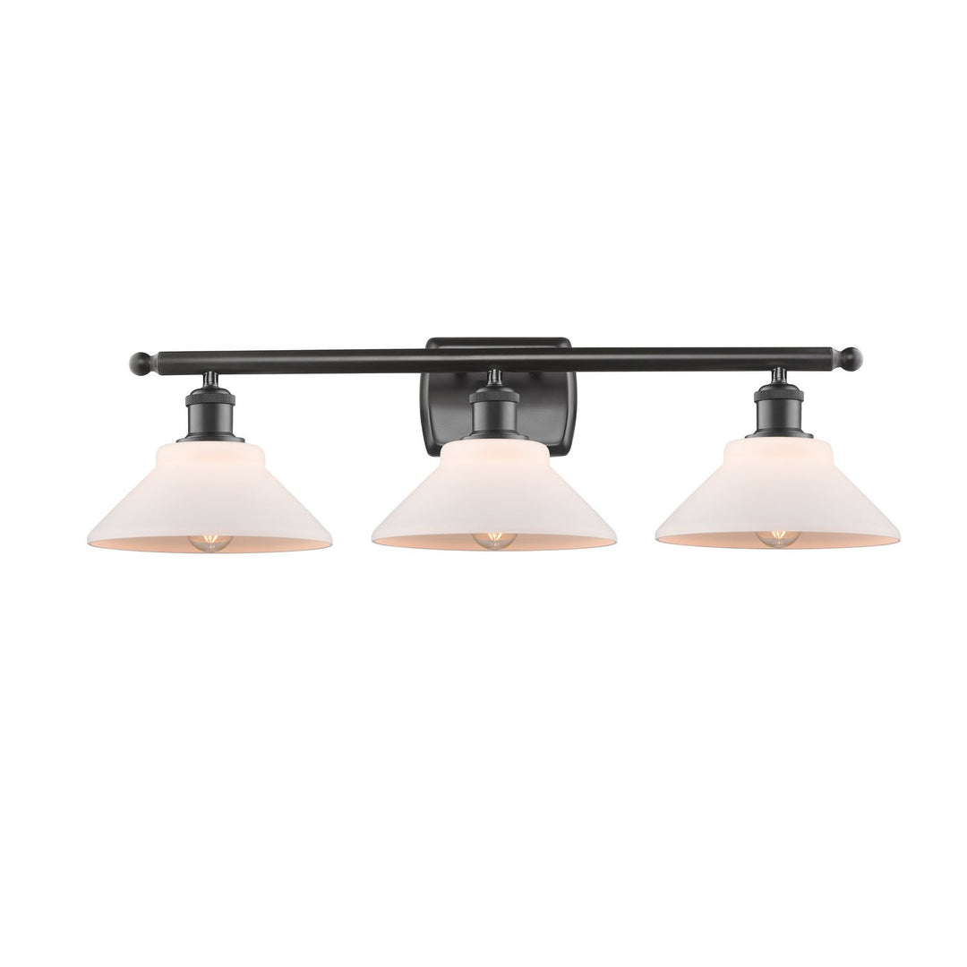 Innovations Ballston 516-3W-OB-G131-LED Bath Vanity Light 26 in. wide - Oil Rubbed Bronze