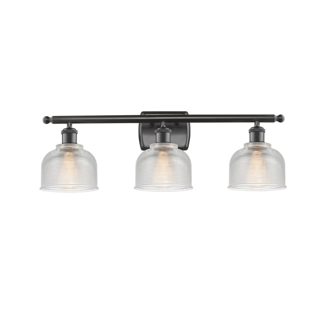 Innovations Ballston 516-3W-OB-G412-LED Bath Vanity Light 26 in. wide - Oil Rubbed Bronze