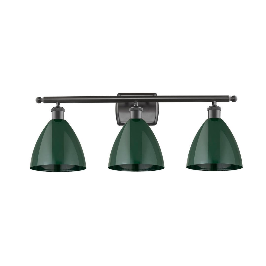 Innovations Ballston 516-3W-OB-MBD-75-GR Bath Vanity Light 28 in. wide - Oil Rubbed Bronze