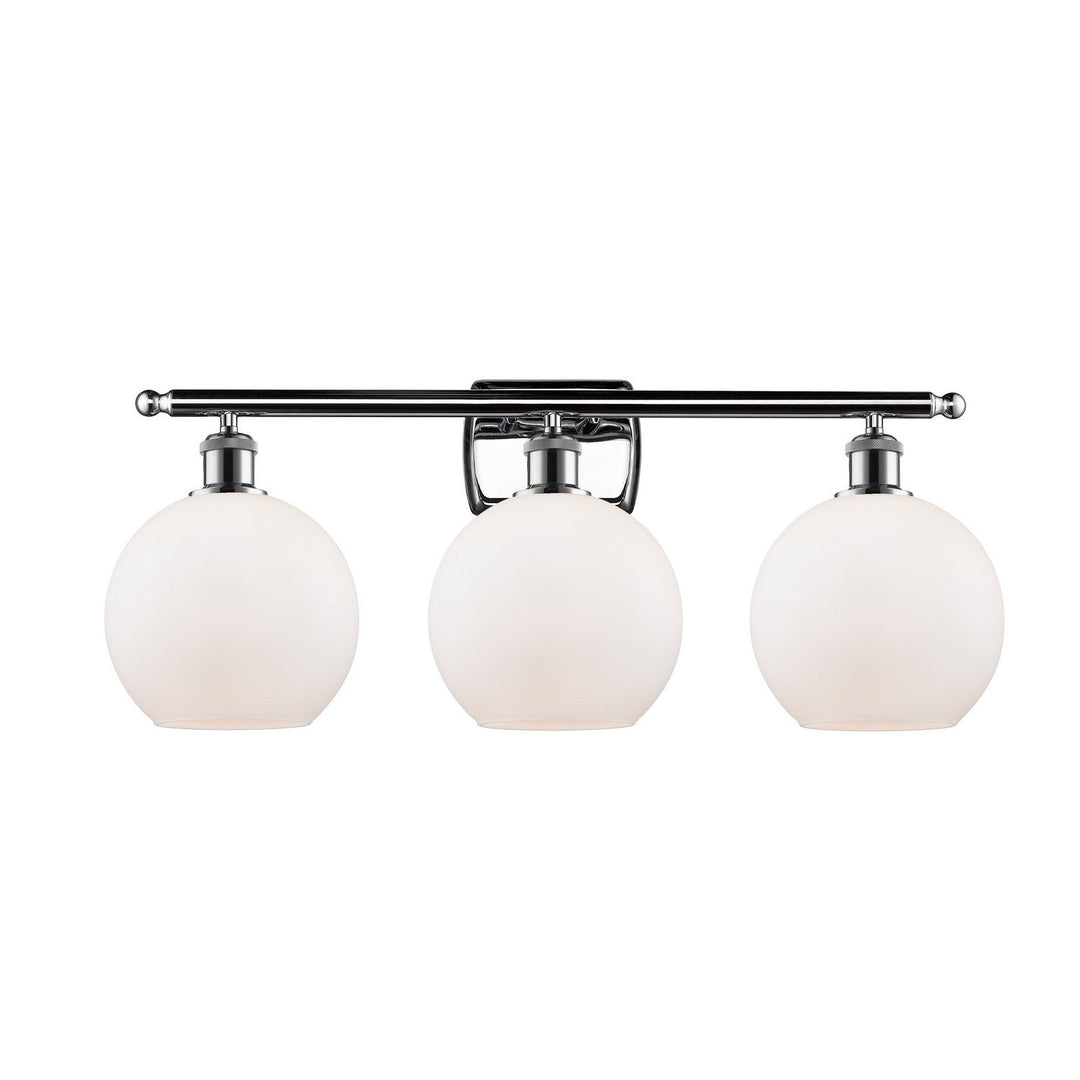Innovations Ballston 516-3W-PC-G121-8-LED Bath Vanity Light 26 in. wide - Polished Chrome