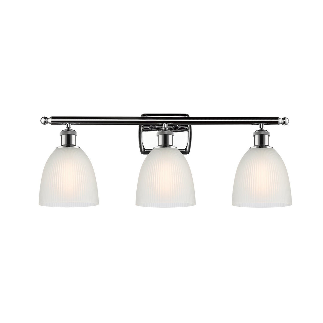 Innovations Ballston 516-3W-PC-G381-LED Bath Vanity Light 26 in. wide - Polished Chrome