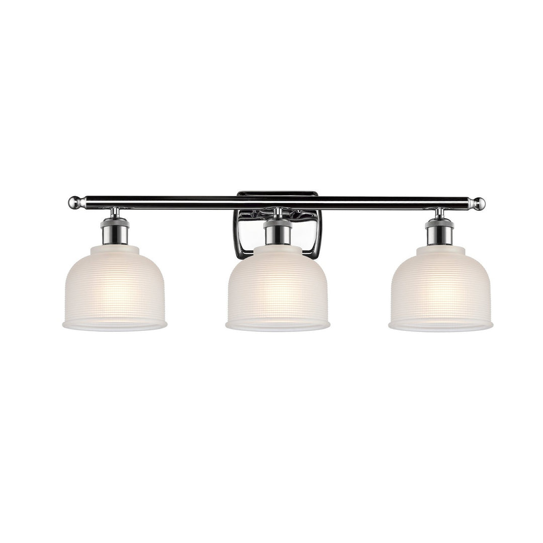 Innovations Ballston 516-3W-PC-G411-LED Bath Vanity Light 26 in. wide - Polished Chrome