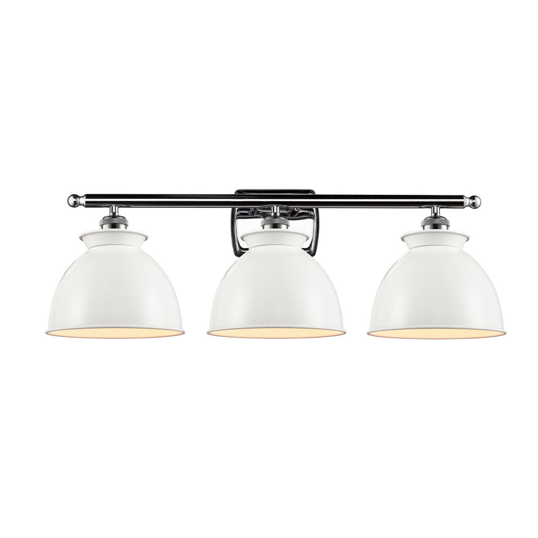 Innovations Ballston 516-3W-PC-M14-W-LED Bath Vanity Light 28 in. wide - Polished Chrome