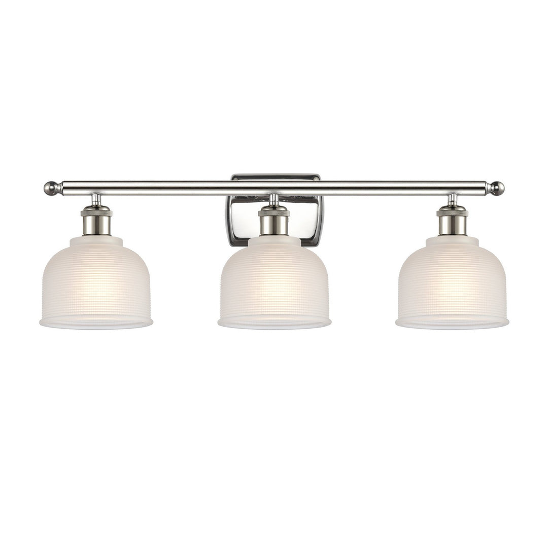 Innovations Ballston 516-3W-PN-G411-LED Bath Vanity Light 26 in. wide - Polished Nickel