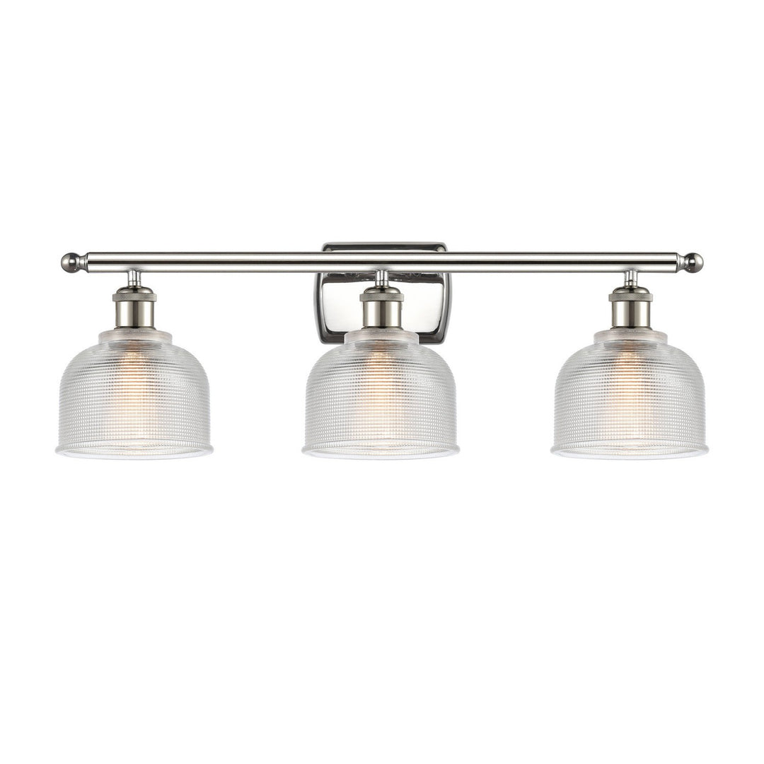 Innovations Ballston 516-3W-PN-G412-LED Bath Vanity Light 26 in. wide - Polished Nickel
