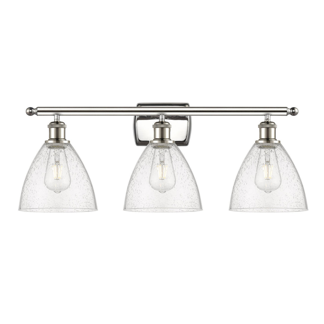 Innovations Ballston 516-3W-PN-GBD-754 Bath Vanity Light 28 in. wide - Polished Nickel