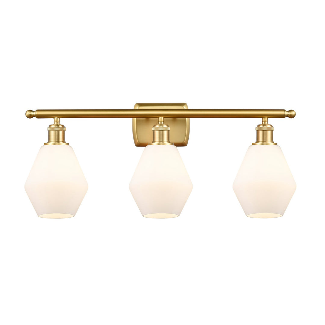 Innovations Ballston 516-3W-SG-G651-6-LED Bath Vanity Light 26 in. wide - Satin Gold