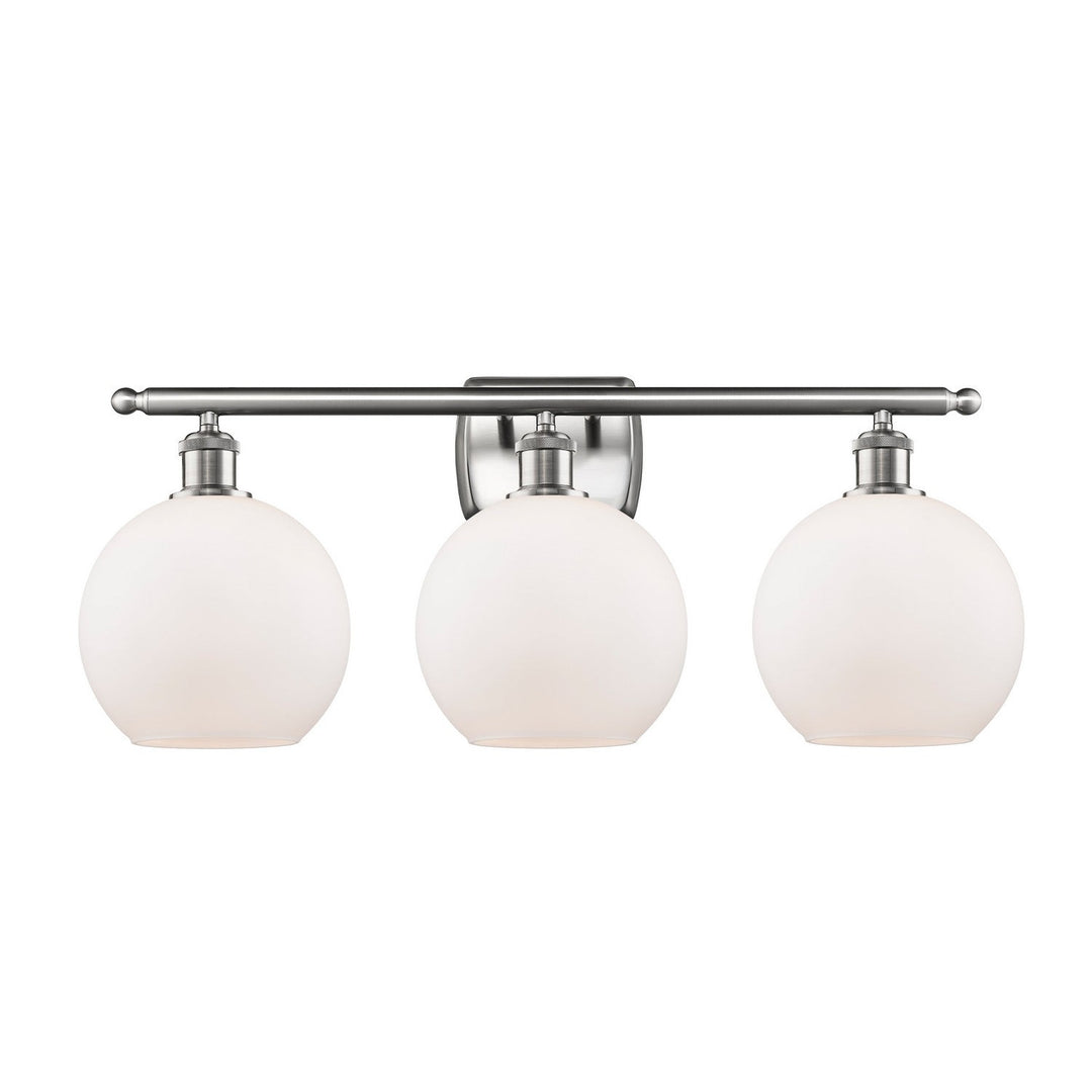 Innovations Ballston 516-3W-SN-G121-8 Bath Vanity Light 26 in. wide - Brushed Satin Nickel