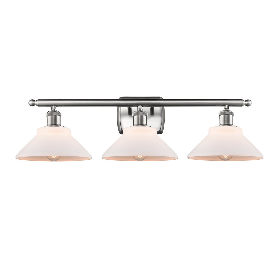 Innovations Ballston 516-3W-SN-G131-LED Bath Vanity Light 26 in. wide - Brushed Satin Nickel