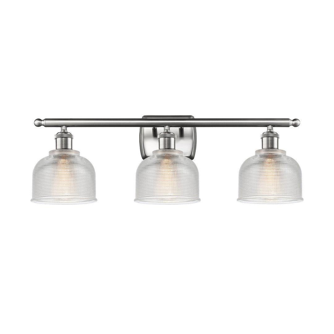 Innovations Ballston 516-3W-SN-G412 Bath Vanity Light 26 in. wide - Brushed Satin Nickel