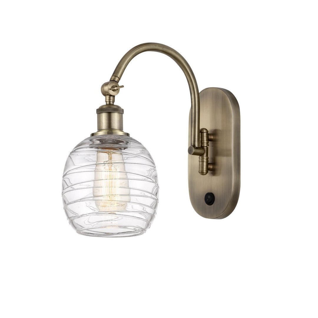 Innovations Ballston 518-1W-AB-G1013 Wall Sconce Light - Antique Brass