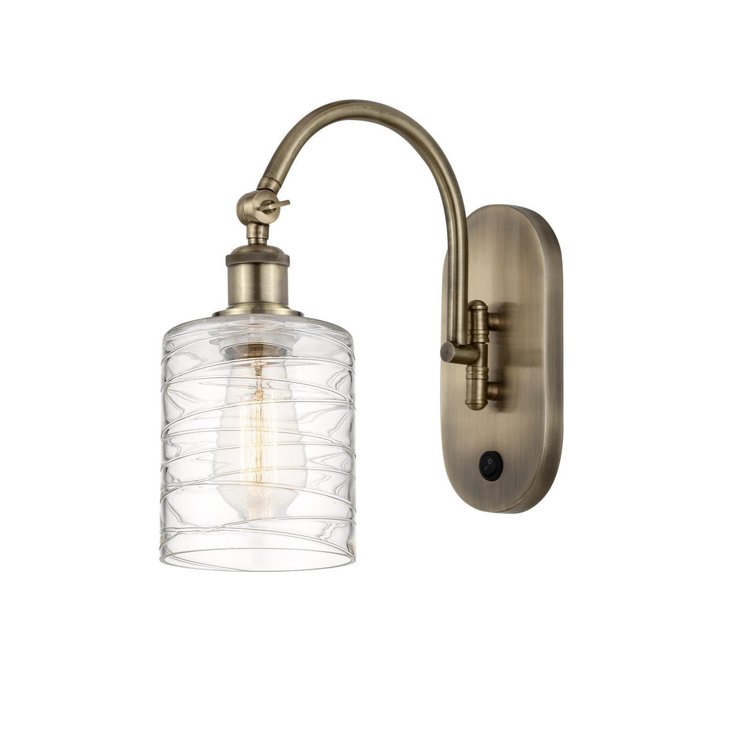 Innovations Ballston 518-1W-AB-G1113 Wall Sconce Light - Antique Brass