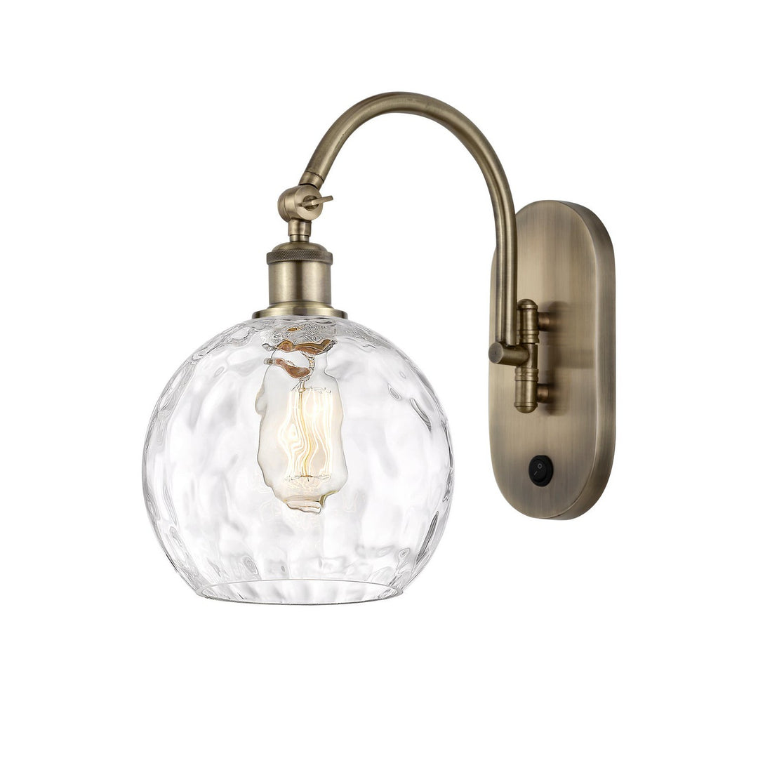 Innovations Ballston 518-1W-AB-G1215-8-LED Wall Sconce Light - Antique Brass