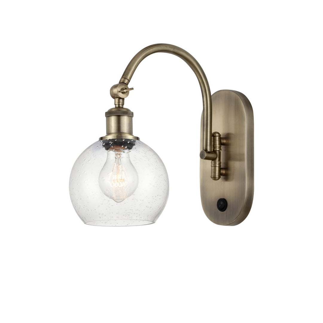 Innovations Ballston 518-1W-AB-G124-6-LED Wall Sconce Light - Antique Brass
