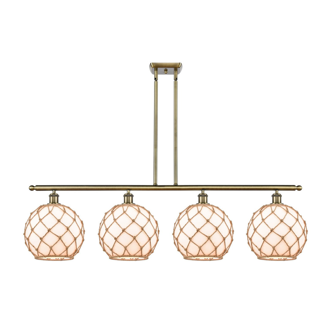 Innovations Ballston 516-4I-AB-G121-10RB-LED Pendant Light - Antique Brass