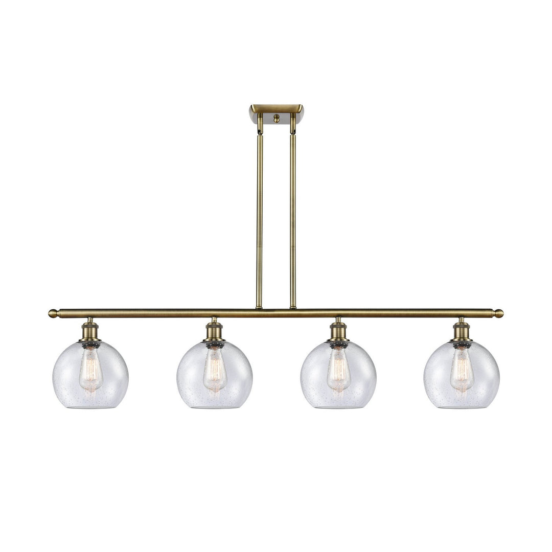 Innovations Ballston 516-4I-AB-G124-8 Pendant Light - Antique Brass