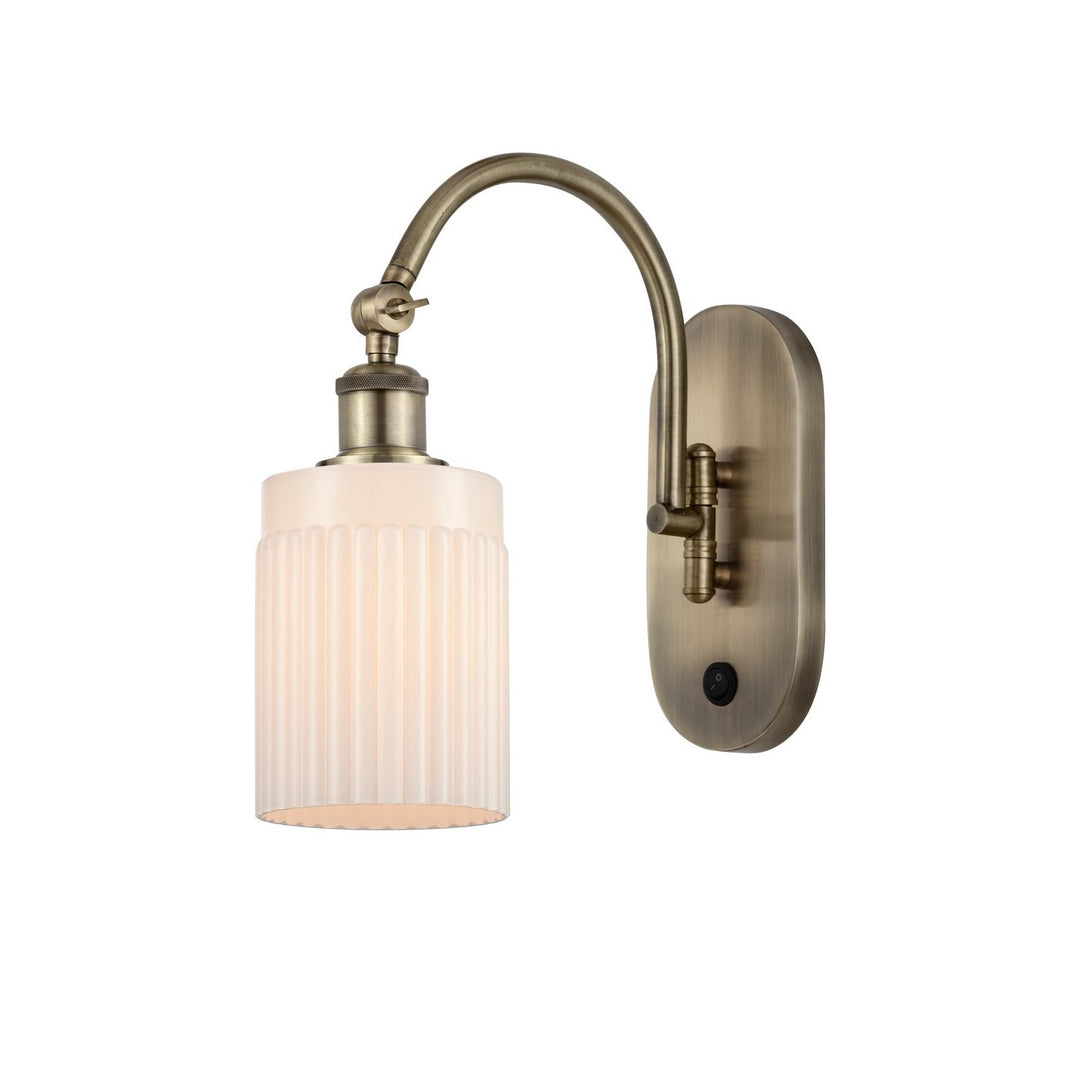Innovations Ballston 518-1W-AB-G341 Wall Sconce Light - Antique Brass