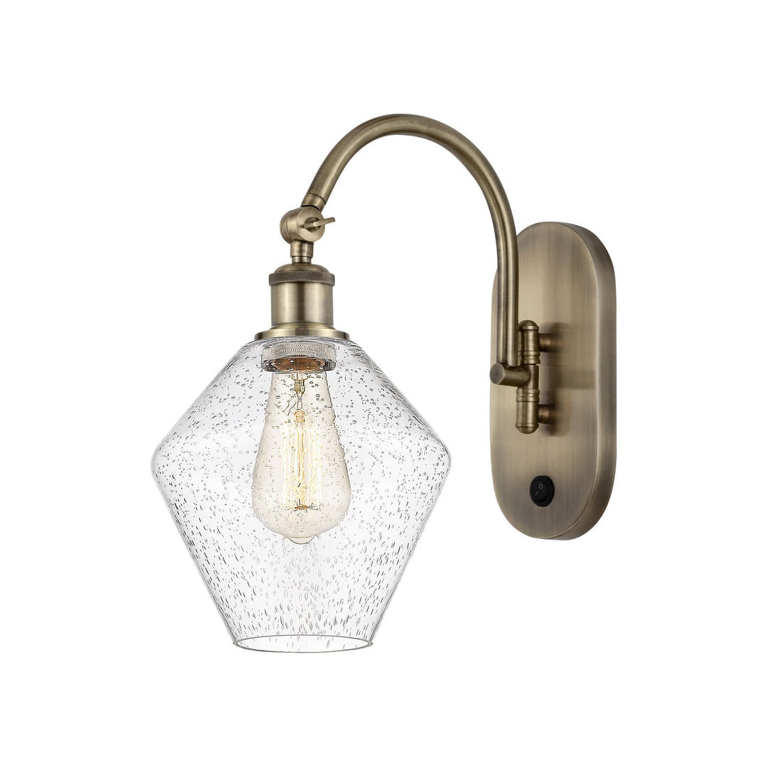 Innovations Ballston 518-1W-AB-G654-8-LED Wall Sconce Light - Antique Brass