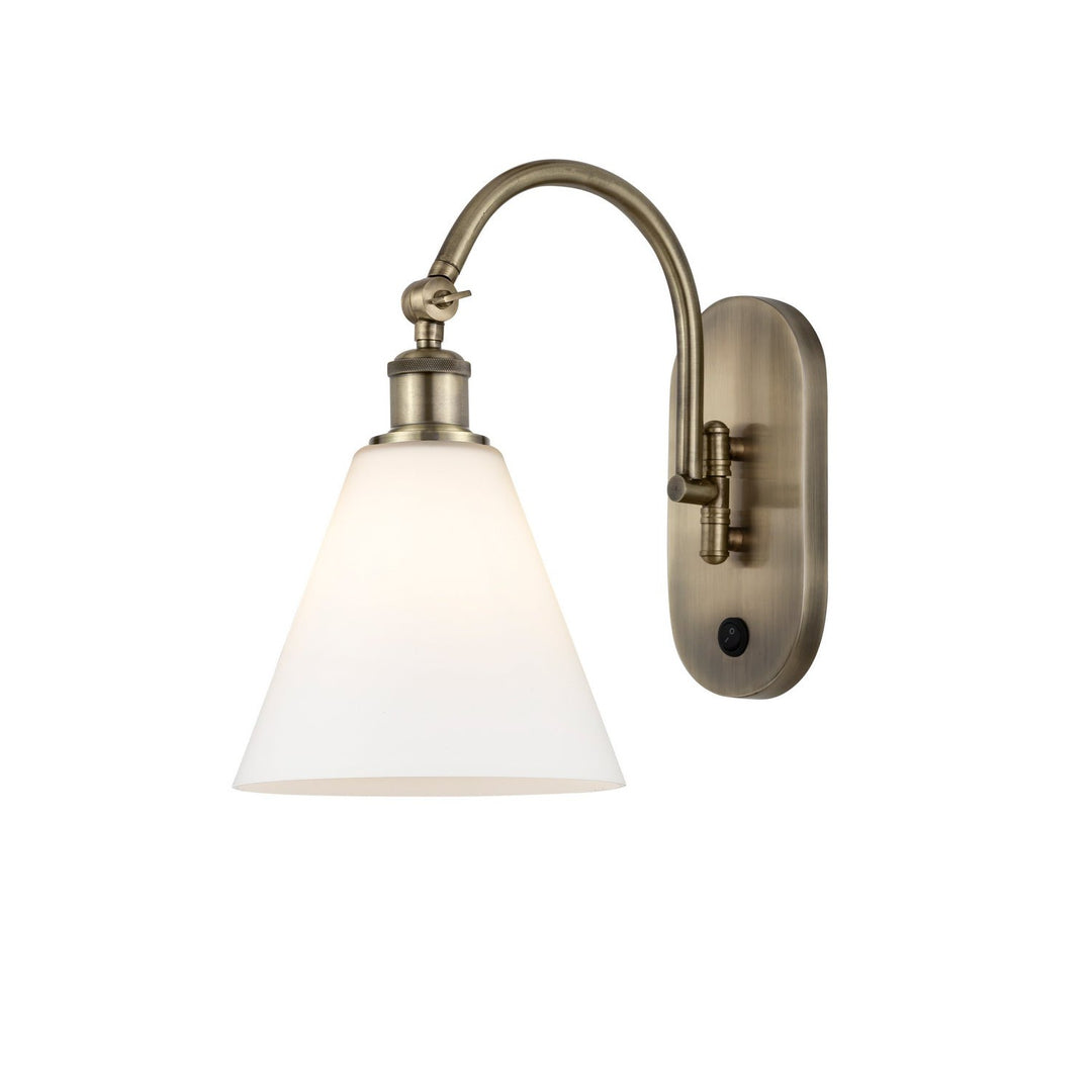 Innovations Ballston 518-1W-AB-GBC-81 Wall Sconce Light - Antique Brass
