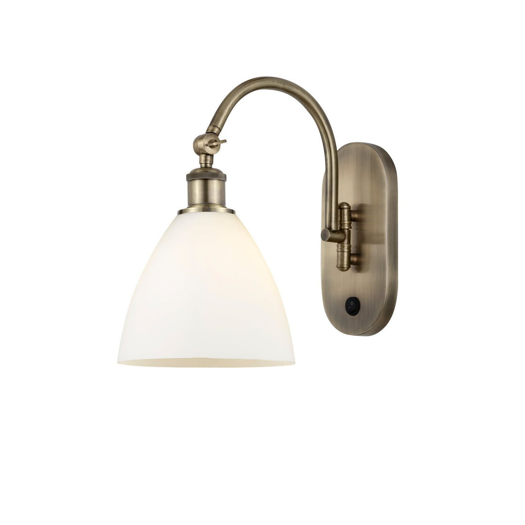 Innovations Ballston 518-1W-AB-GBD-751-LED Wall Sconce Light - Antique Brass