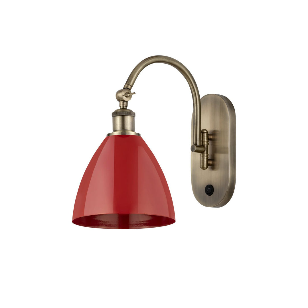Innovations Ballston 518-1W-AB-MBD-75-RD Wall Sconce Light - Antique Brass