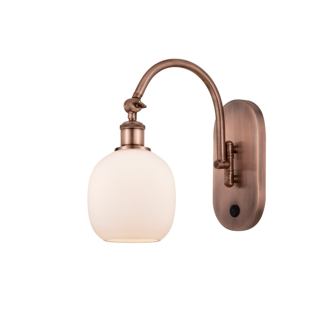 Innovations Ballston 518-1W-AC-G101 Wall Sconce Light - Antique Copper