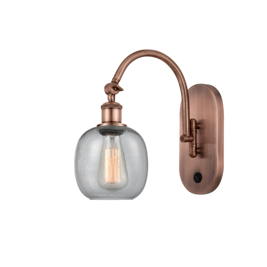 Innovations Ballston 518-1W-AC-G104 Wall Sconce Light - Antique Copper