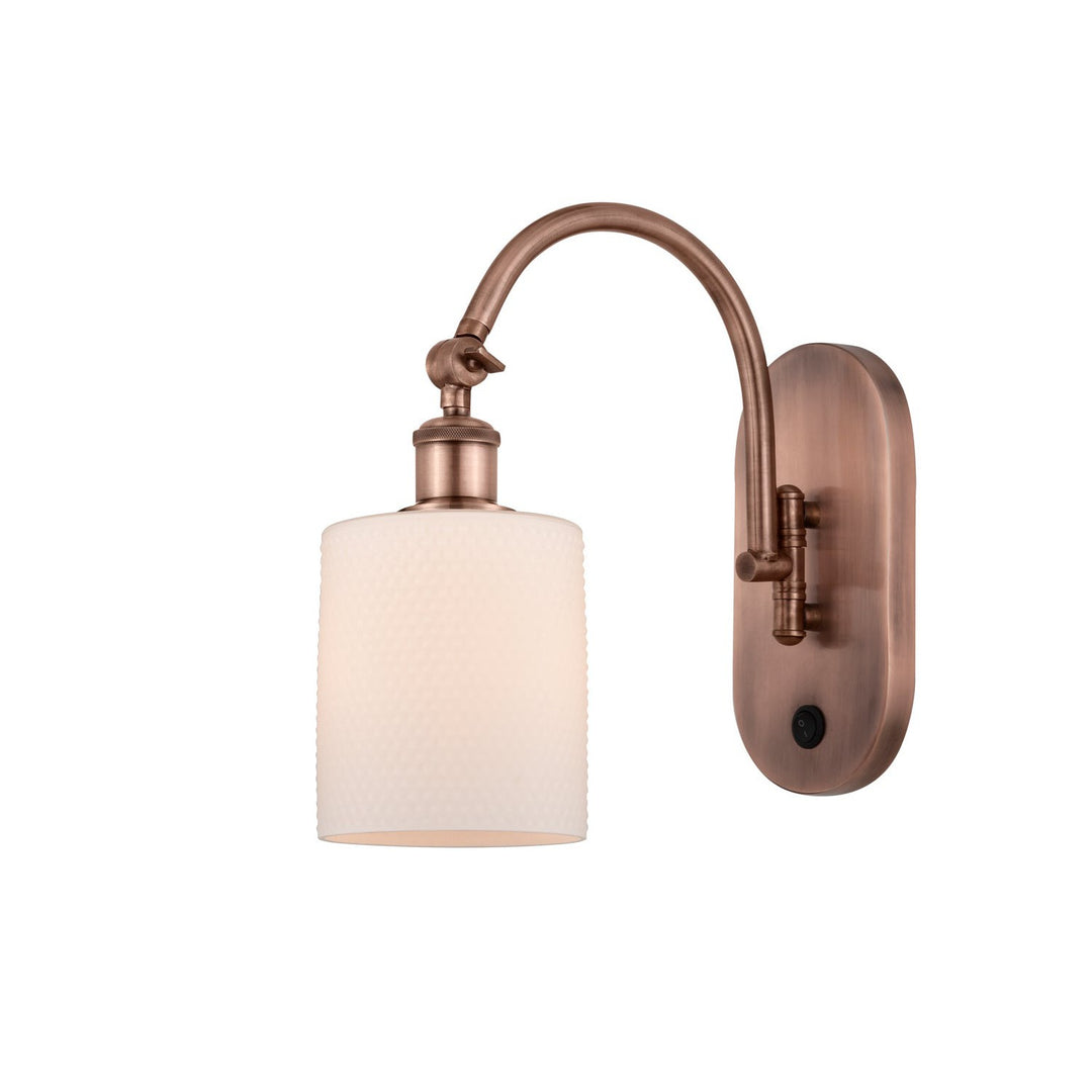 Innovations Ballston 518-1W-AC-G111 Wall Sconce Light - Antique Copper