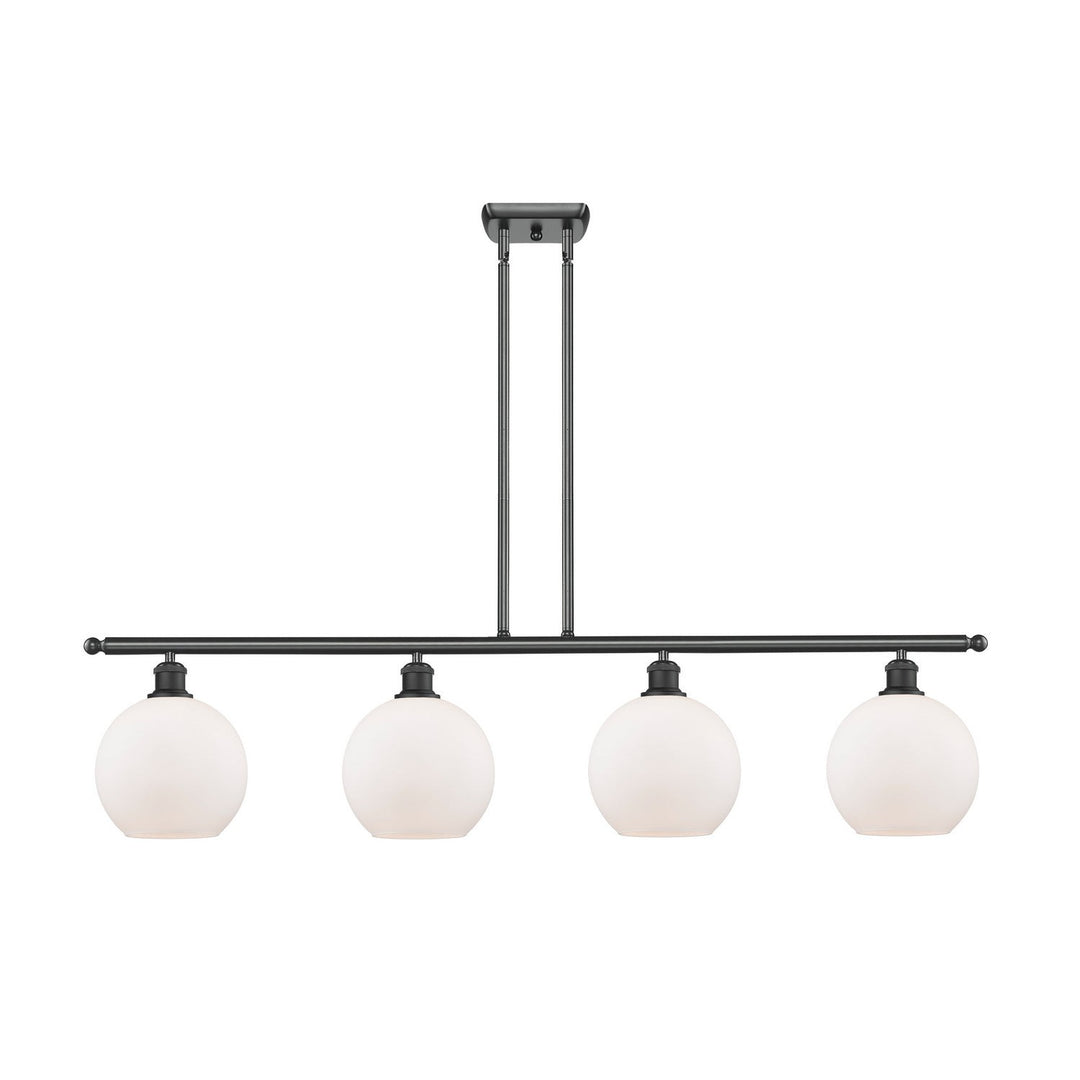 Innovations Ballston 516-4I-BK-G121-8 Pendant Light - Matte Black