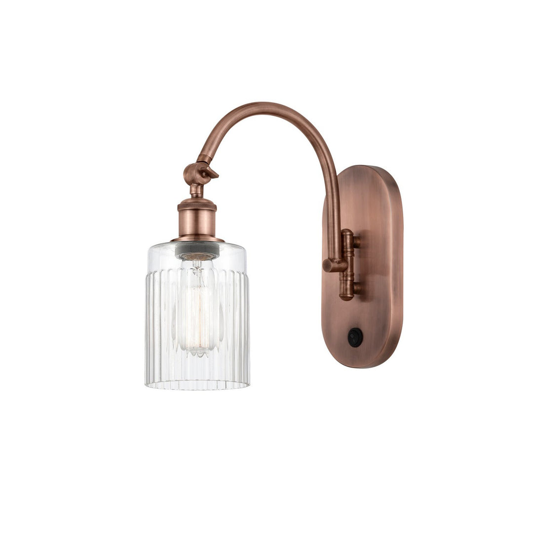 Innovations Ballston 518-1W-AC-G342-LED Wall Sconce Light - Antique Copper